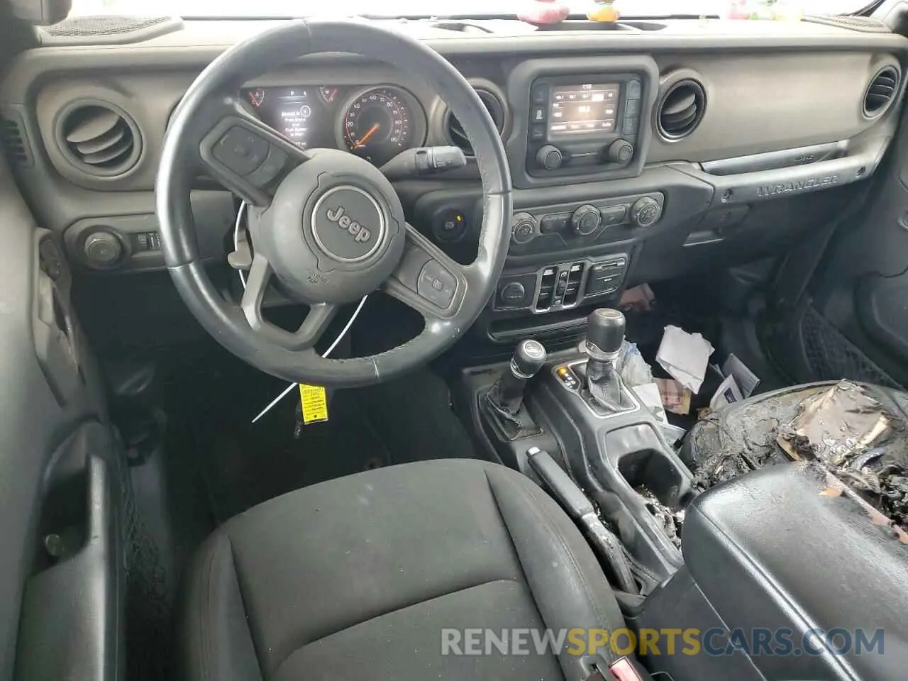 8 Photograph of a damaged car 1C4HJXDG0LW330576 JEEP WRANGLER 2020