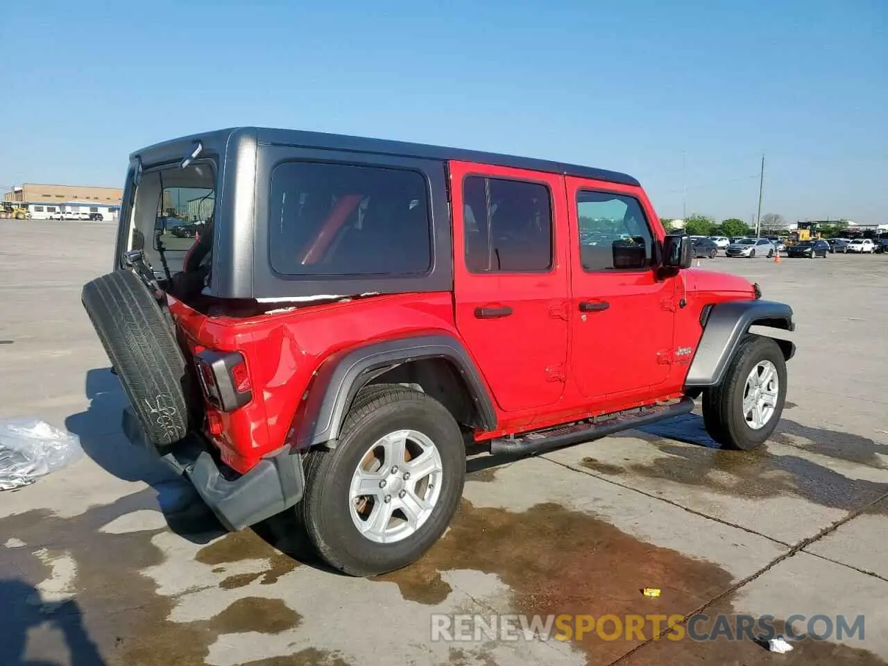 3 Photograph of a damaged car 1C4HJXDG1LW189503 JEEP WRANGLER 2020