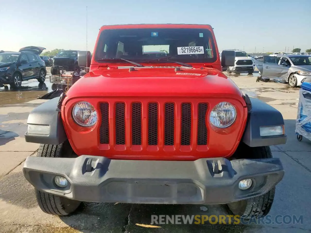 5 Photograph of a damaged car 1C4HJXDG1LW189503 JEEP WRANGLER 2020