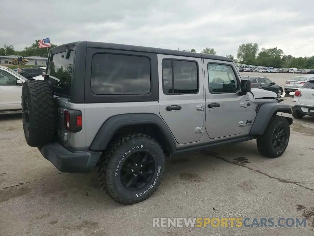 3 Photograph of a damaged car 1C4HJXDG1LW206543 JEEP WRANGLER 2020