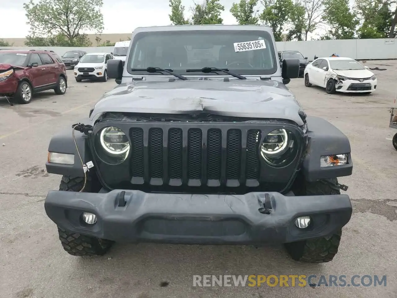 5 Photograph of a damaged car 1C4HJXDG1LW206543 JEEP WRANGLER 2020