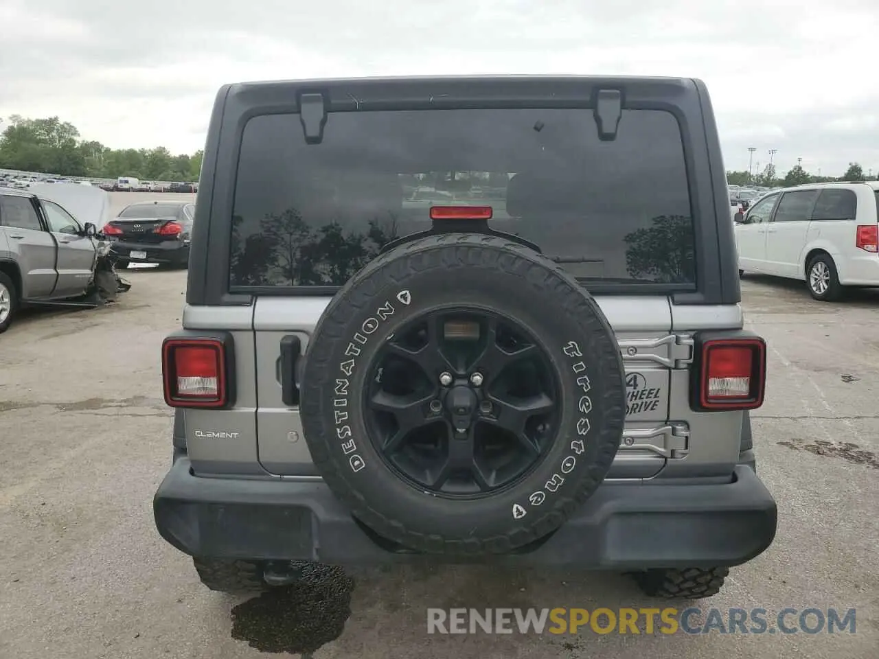 6 Photograph of a damaged car 1C4HJXDG1LW206543 JEEP WRANGLER 2020