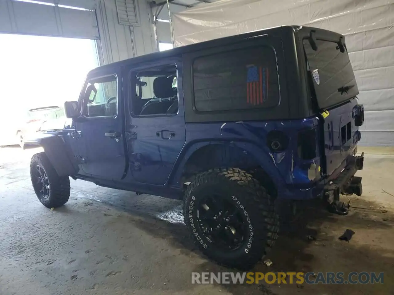 2 Photograph of a damaged car 1C4HJXDG1LW267312 JEEP WRANGLER 2020