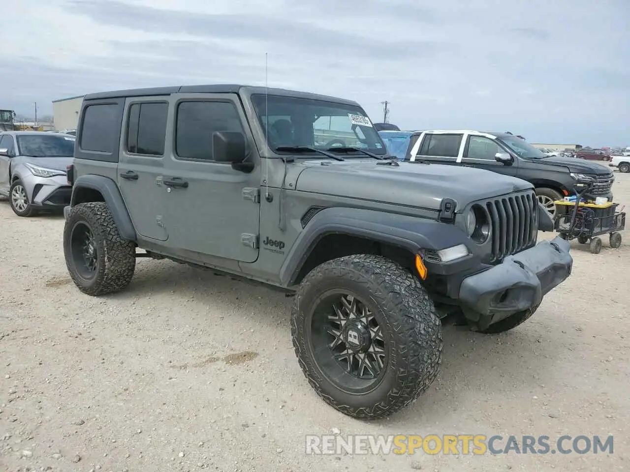 4 Photograph of a damaged car 1C4HJXDG2LW325430 JEEP WRANGLER 2020