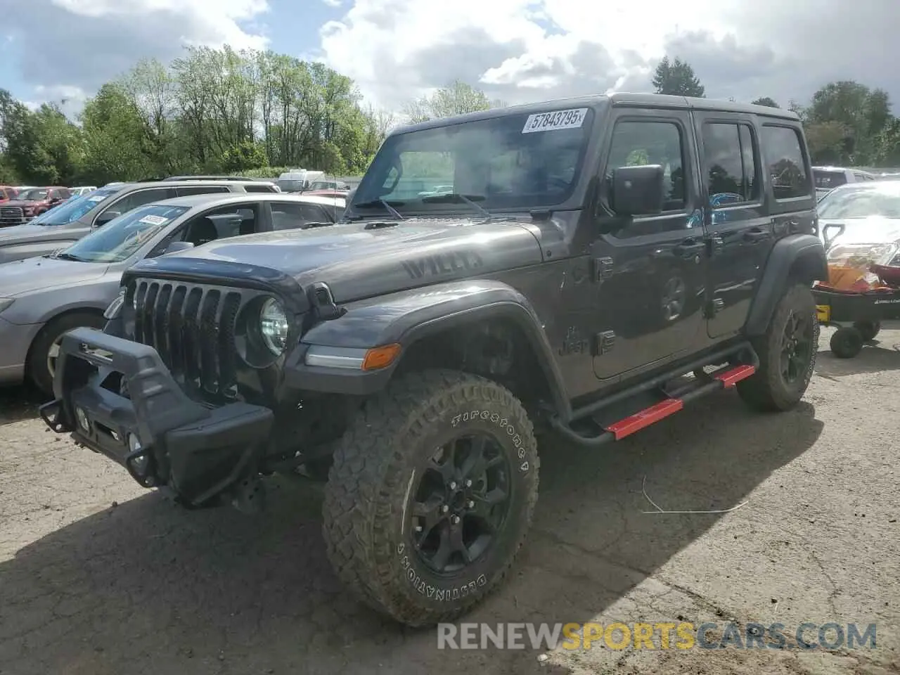 1 Photograph of a damaged car 1C4HJXDG3LW224610 JEEP WRANGLER 2020
