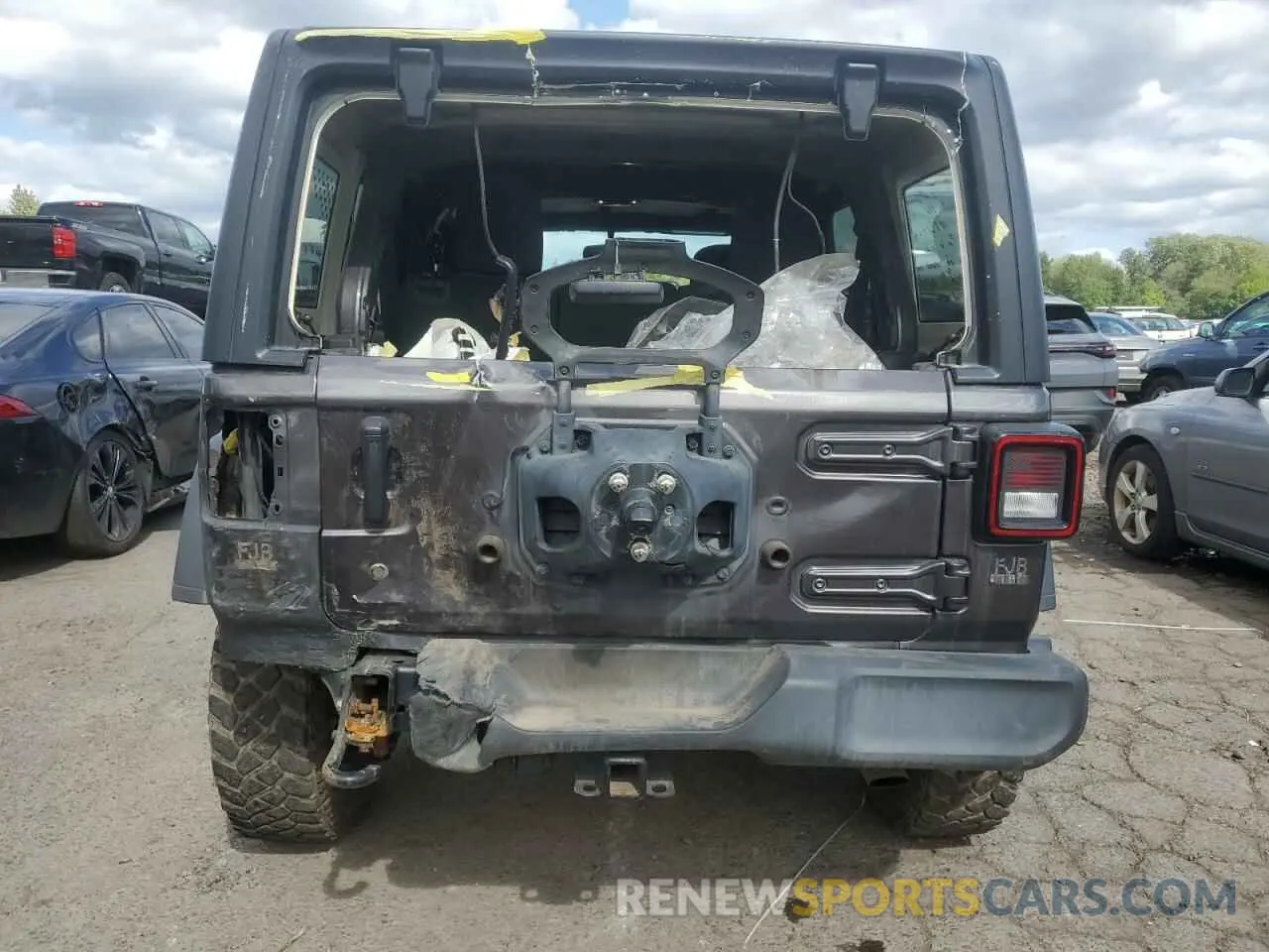 6 Photograph of a damaged car 1C4HJXDG3LW224610 JEEP WRANGLER 2020
