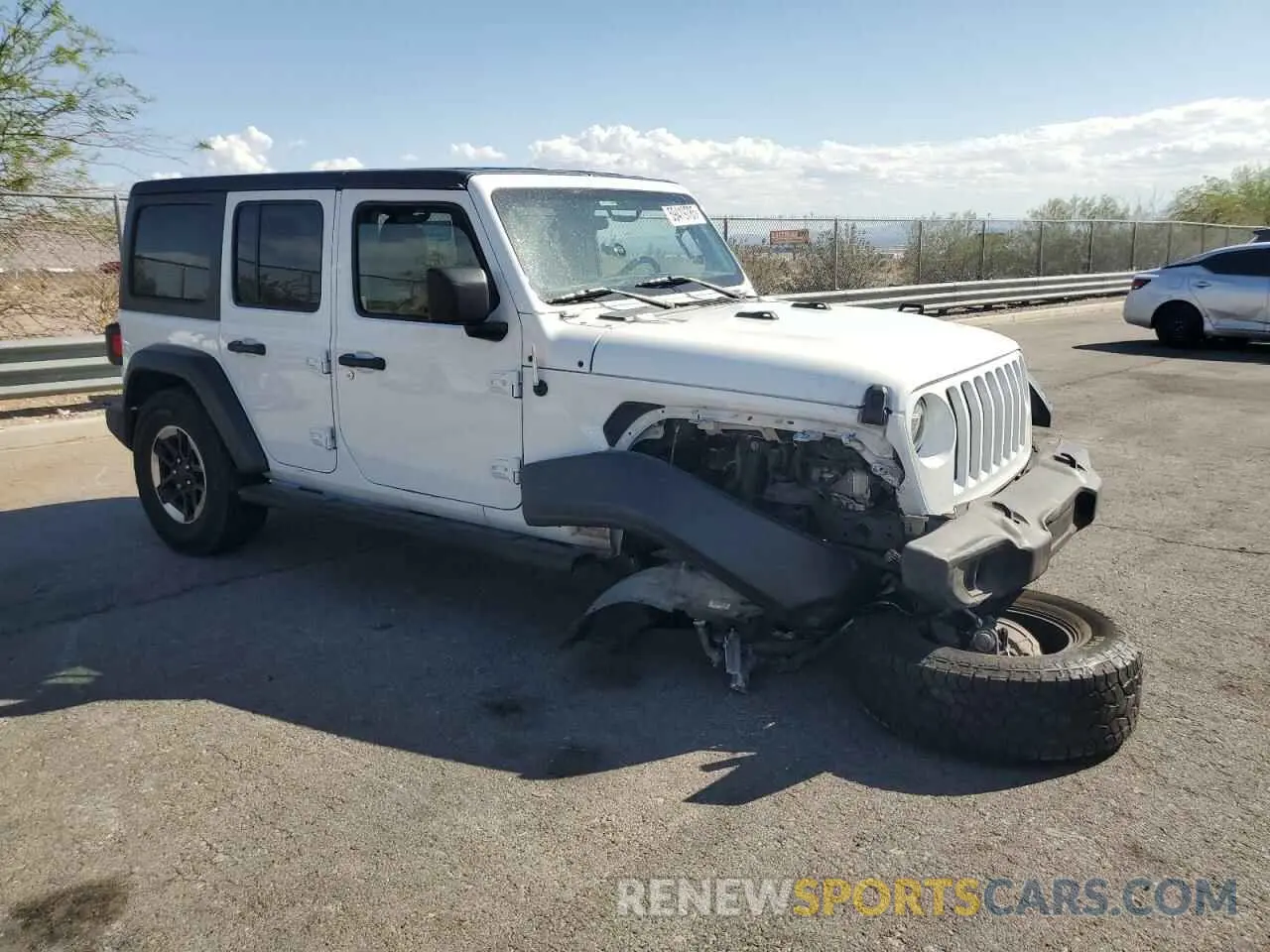 4 Photograph of a damaged car 1C4HJXDG4LW209887 JEEP WRANGLER 2020
