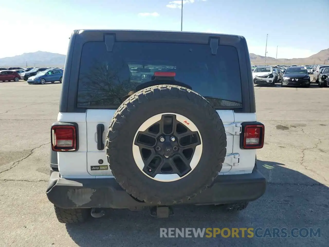6 Photograph of a damaged car 1C4HJXDG4LW209887 JEEP WRANGLER 2020