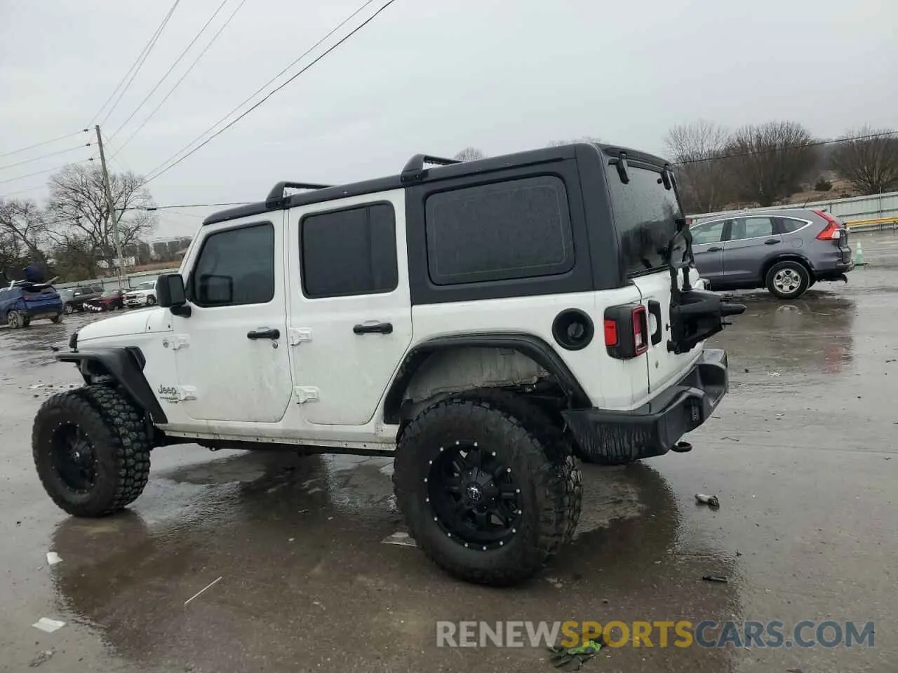 2 Photograph of a damaged car 1C4HJXDG4LW240492 JEEP WRANGLER 2020
