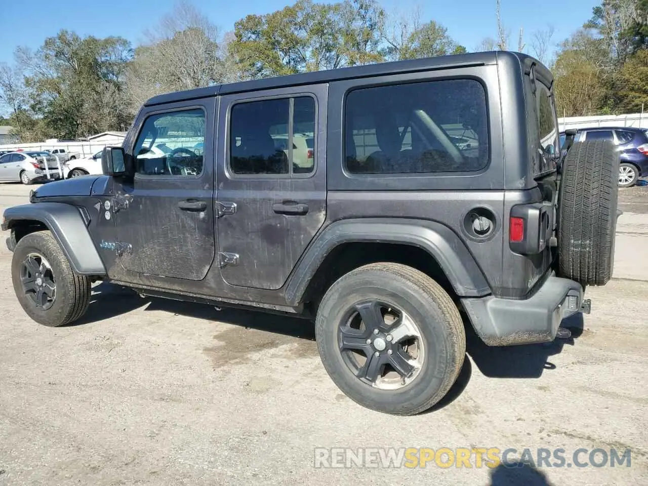 2 Photograph of a damaged car 1C4HJXDG4LW310556 JEEP WRANGLER 2020