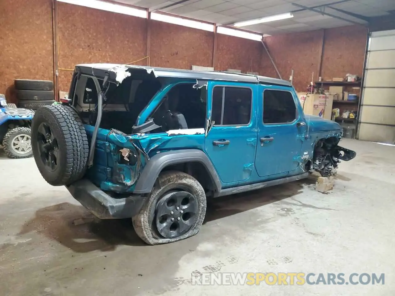3 Photograph of a damaged car 1C4HJXDG4LW310881 JEEP WRANGLER 2020