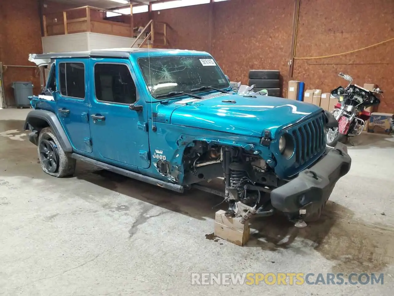 4 Photograph of a damaged car 1C4HJXDG4LW310881 JEEP WRANGLER 2020