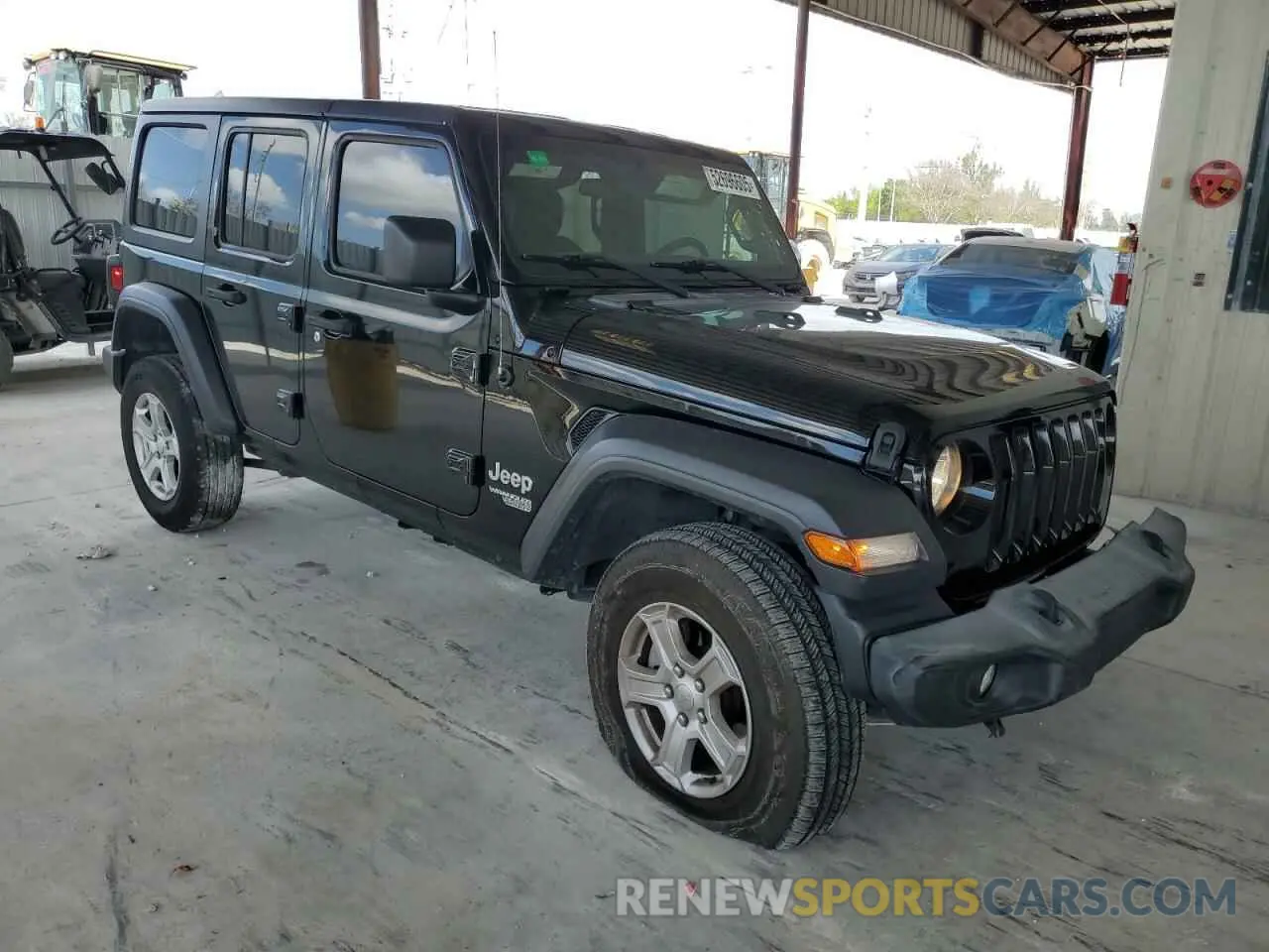 4 Photograph of a damaged car 1C4HJXDG6LW286387 JEEP WRANGLER 2020