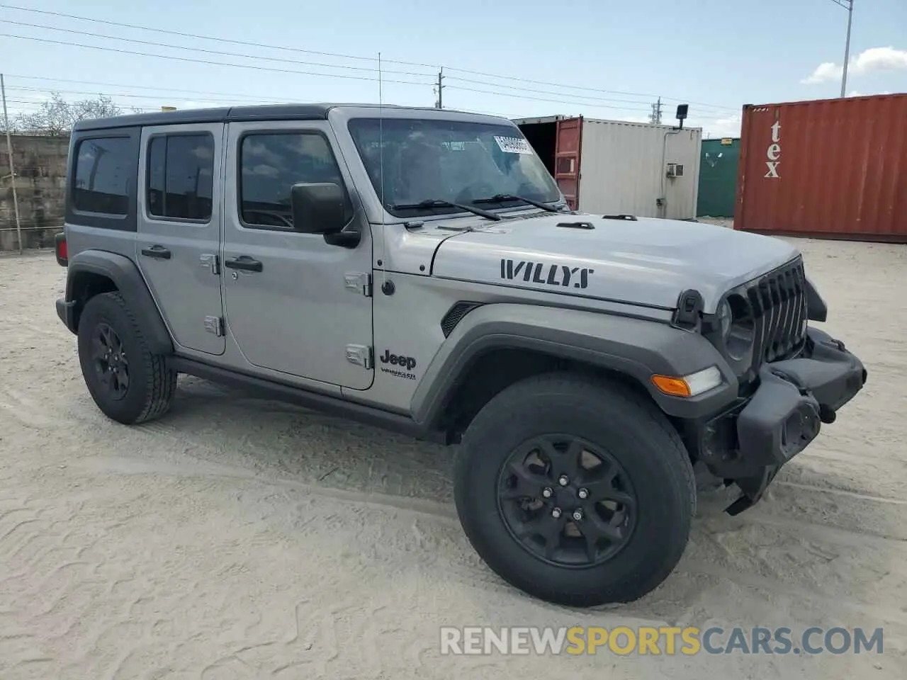 4 Photograph of a damaged car 1C4HJXDG7LW186671 JEEP WRANGLER 2020