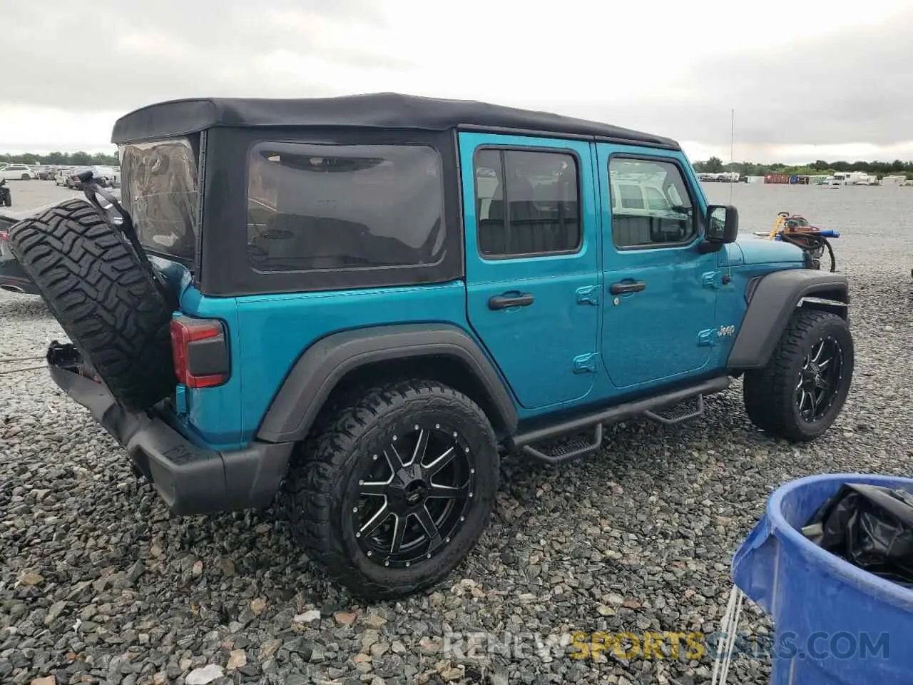 3 Photograph of a damaged car 1C4HJXDG7LW201640 JEEP WRANGLER 2020
