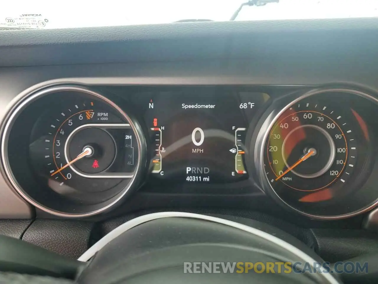 9 Photograph of a damaged car 1C4HJXDG7LW201640 JEEP WRANGLER 2020