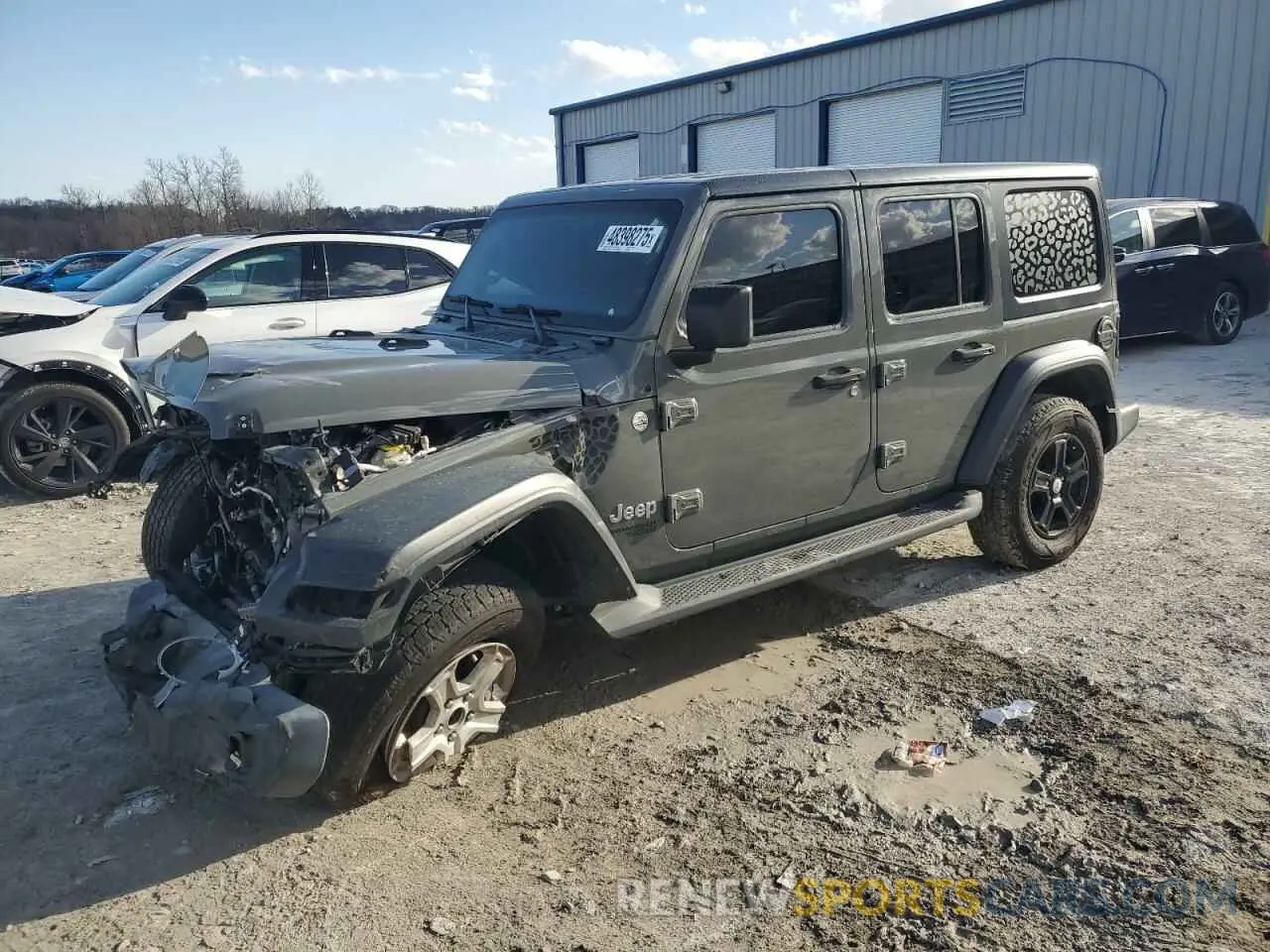 1 Photograph of a damaged car 1C4HJXDG7LW271235 JEEP WRANGLER 2020