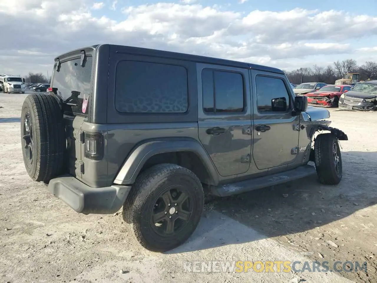 3 Photograph of a damaged car 1C4HJXDG7LW271235 JEEP WRANGLER 2020