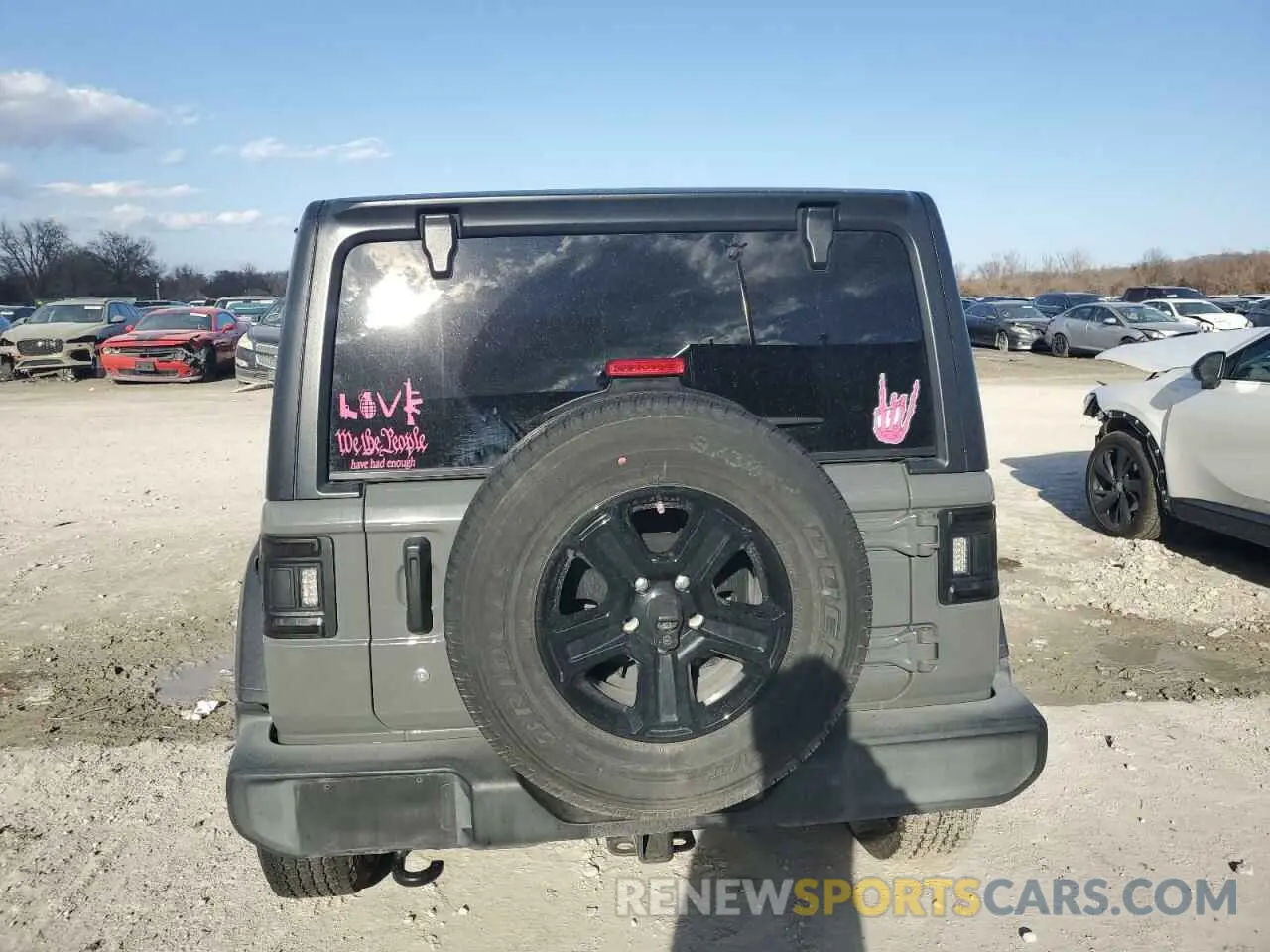 6 Photograph of a damaged car 1C4HJXDG7LW271235 JEEP WRANGLER 2020