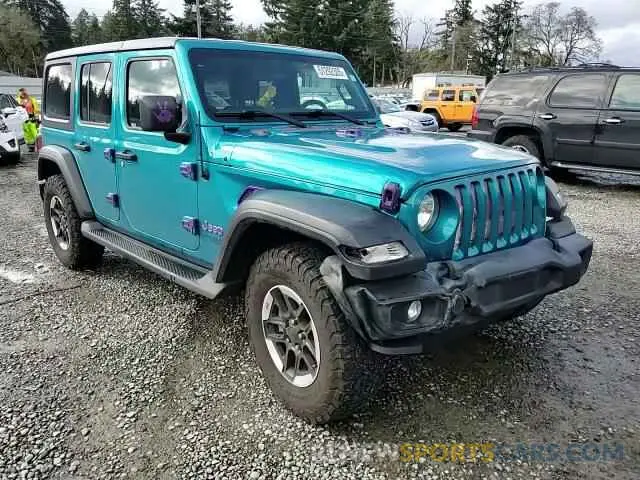 10 Photograph of a damaged car 1C4HJXDG9LW215121 JEEP WRANGLER 2020