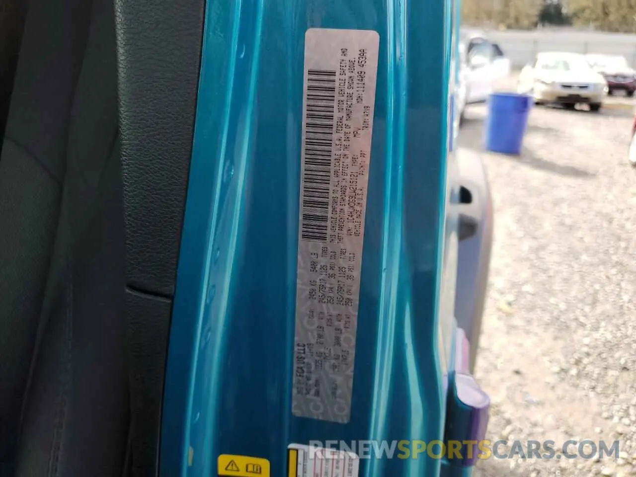 14 Photograph of a damaged car 1C4HJXDG9LW215121 JEEP WRANGLER 2020