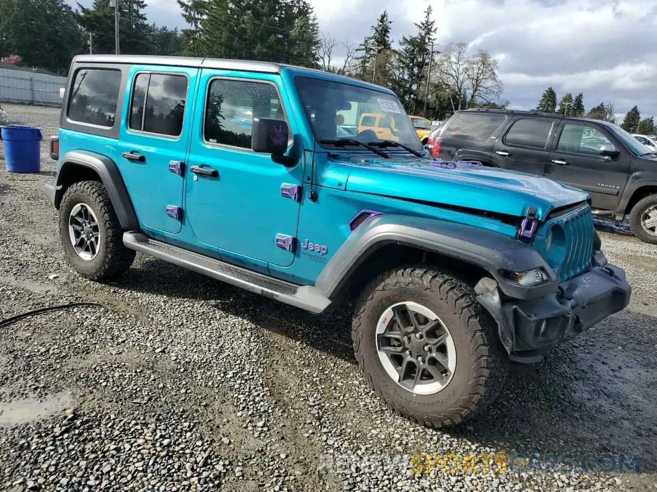4 Photograph of a damaged car 1C4HJXDG9LW215121 JEEP WRANGLER 2020