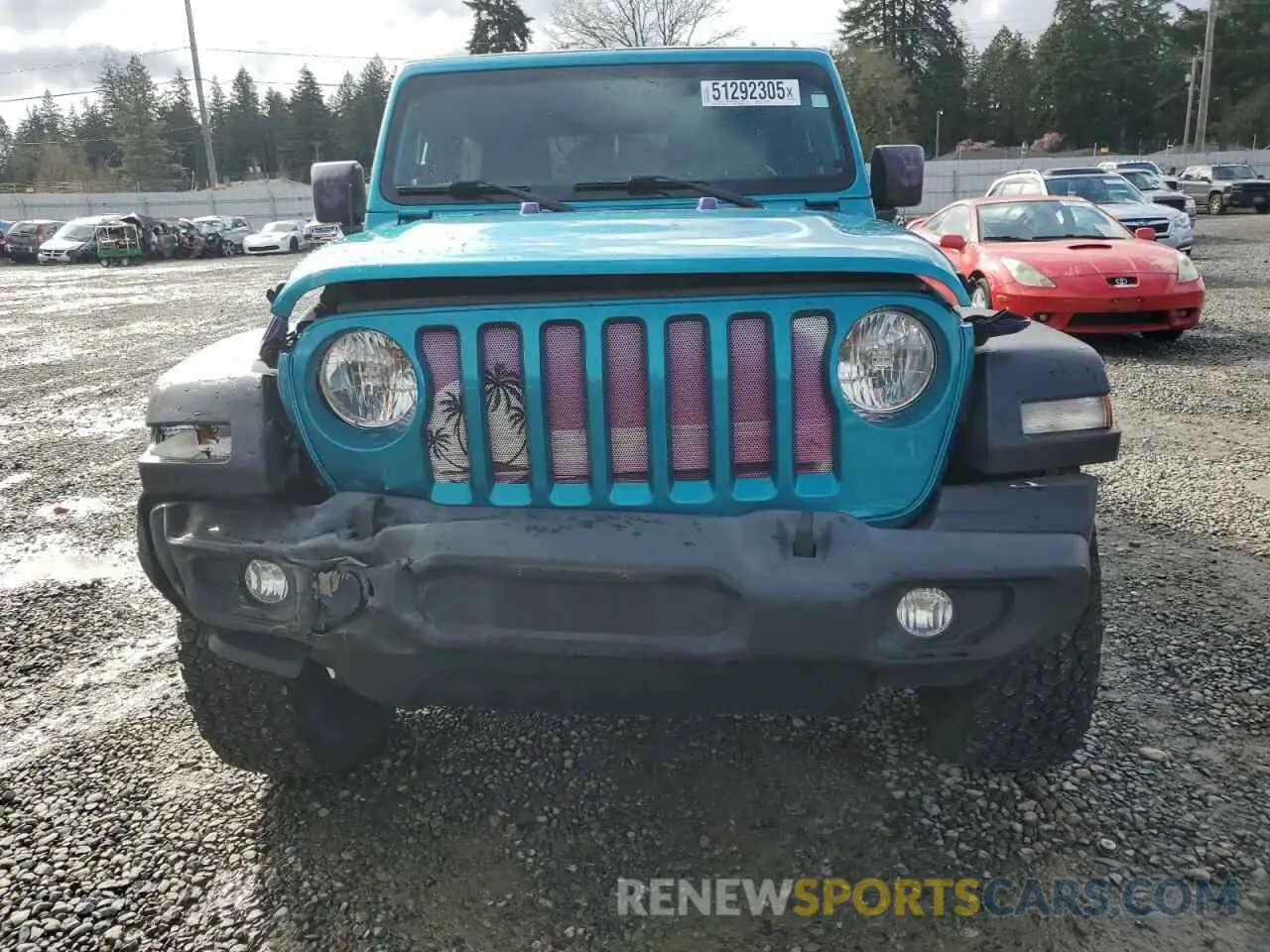 5 Photograph of a damaged car 1C4HJXDG9LW215121 JEEP WRANGLER 2020
