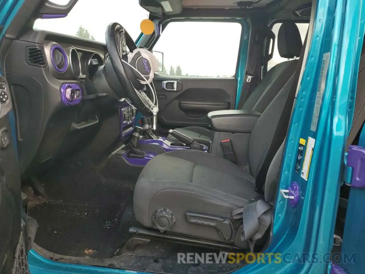 7 Photograph of a damaged car 1C4HJXDG9LW215121 JEEP WRANGLER 2020