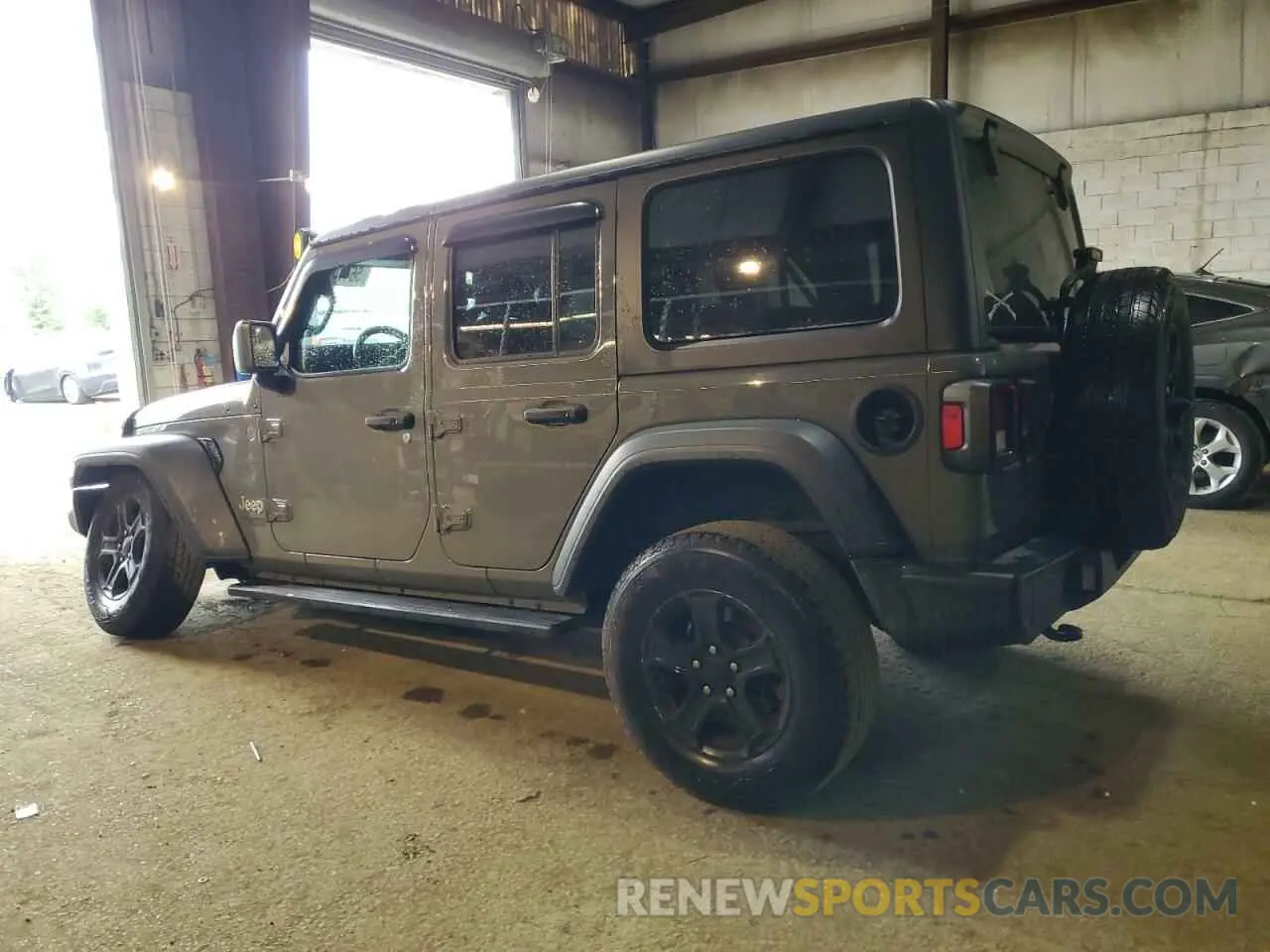 2 Photograph of a damaged car 1C4HJXDG9LW331418 JEEP WRANGLER 2020