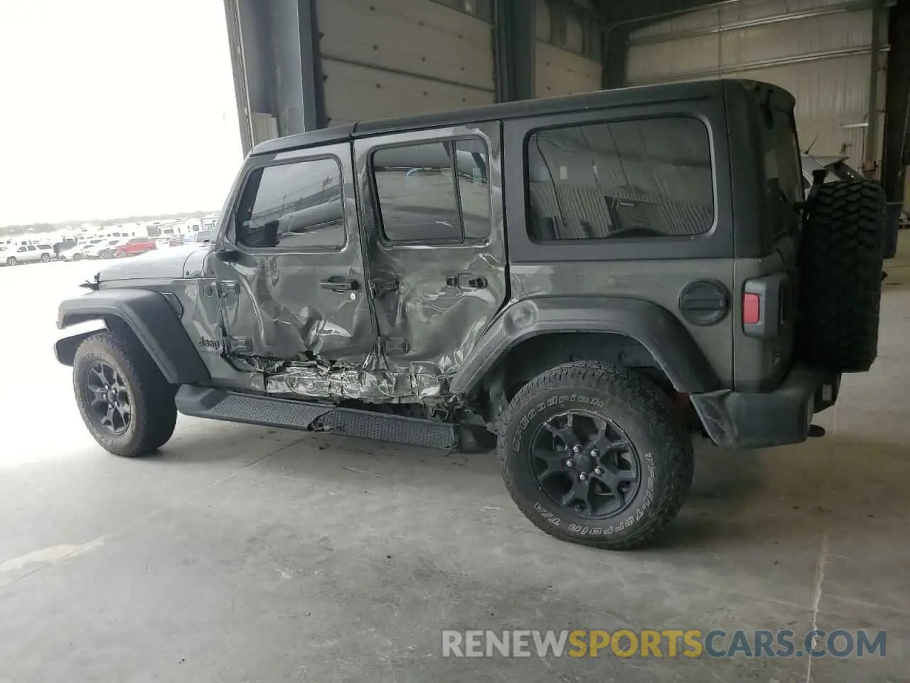 2 Photograph of a damaged car 1C4HJXDM2LW345683 JEEP WRANGLER 2020