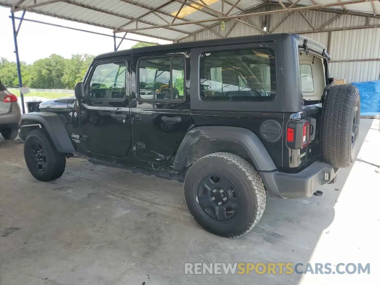 2 Photograph of a damaged car 1C4HJXDM3LW231868 JEEP WRANGLER 2020