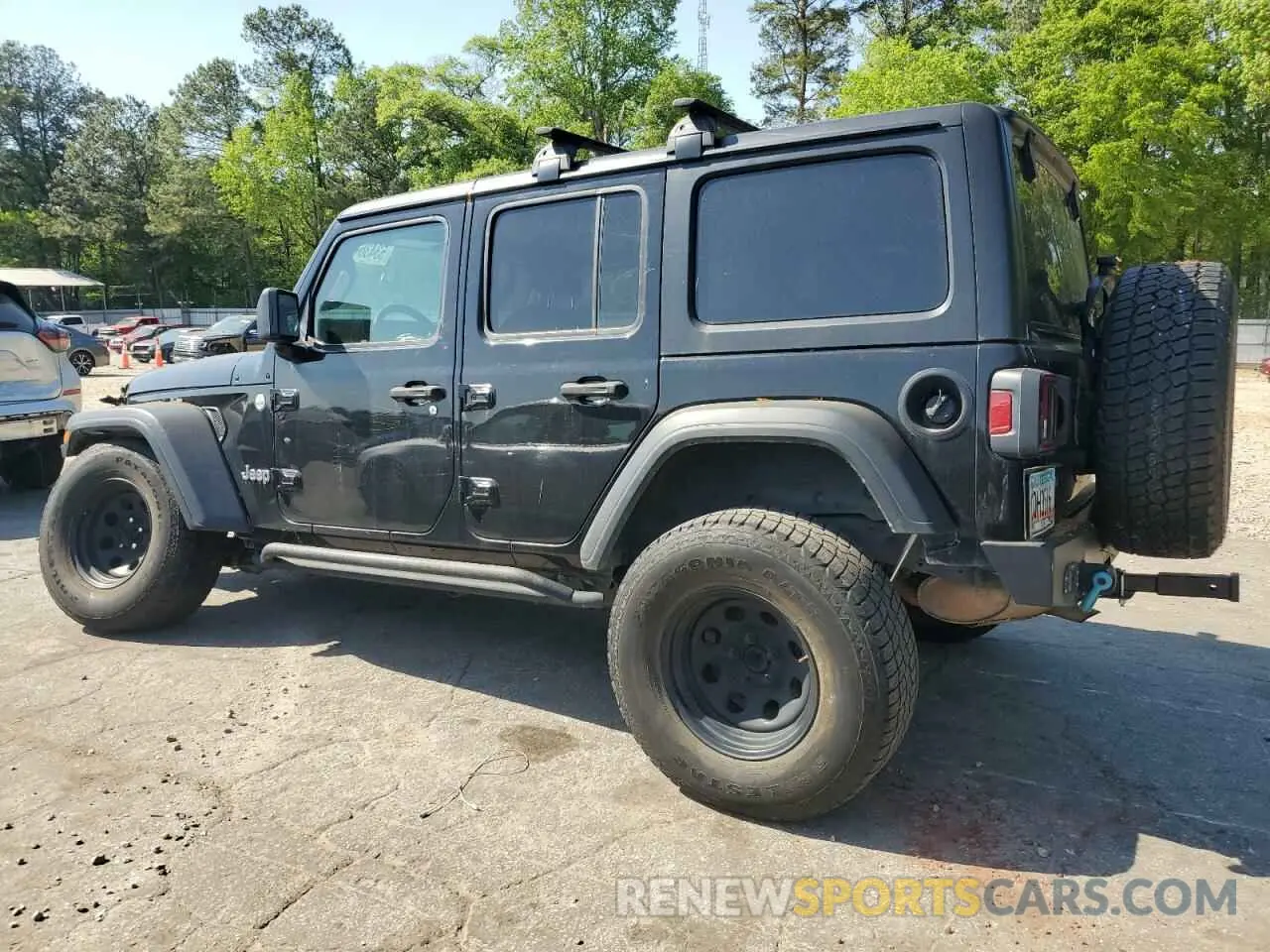2 Photograph of a damaged car 1C4HJXDN0LW115231 JEEP WRANGLER 2020