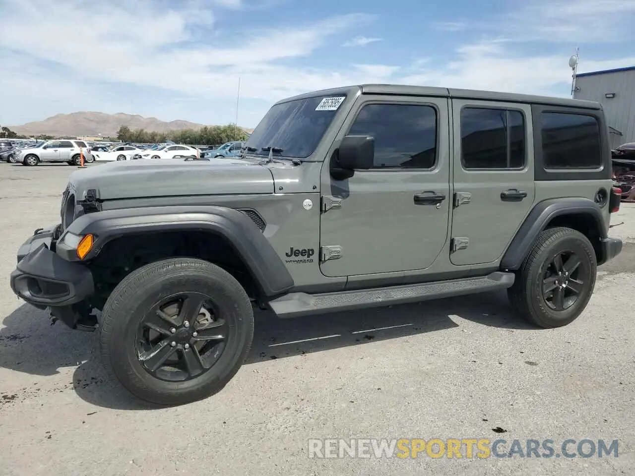 1 Photograph of a damaged car 1C4HJXDN0LW134426 JEEP WRANGLER 2020