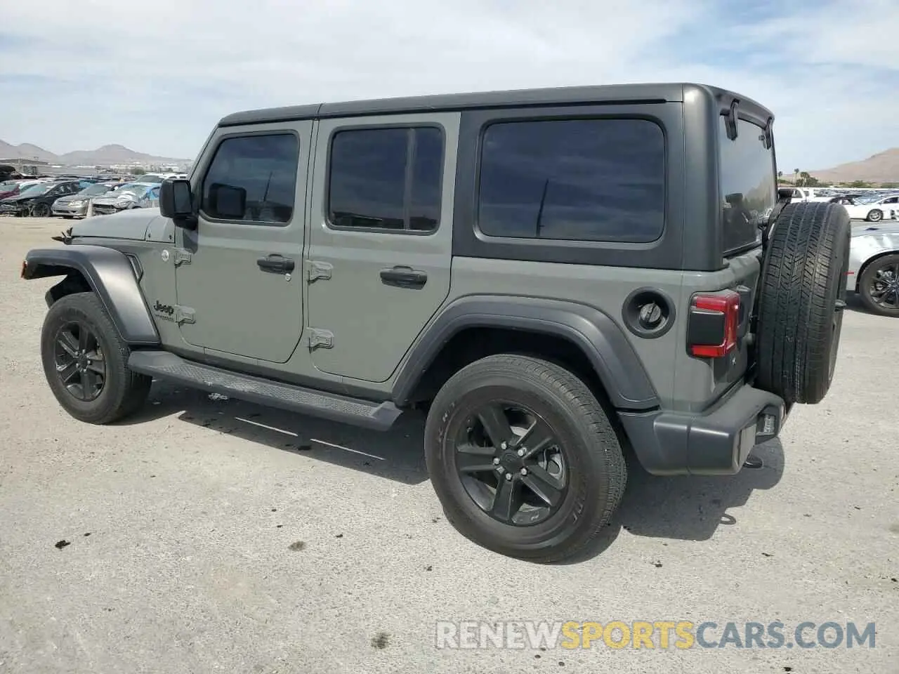 2 Photograph of a damaged car 1C4HJXDN0LW134426 JEEP WRANGLER 2020