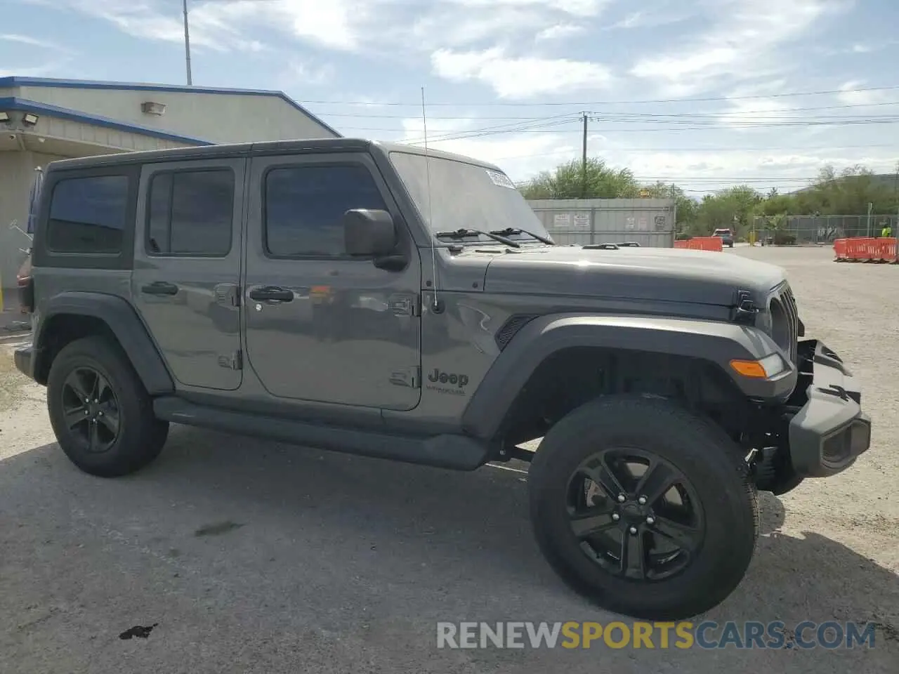 4 Photograph of a damaged car 1C4HJXDN0LW134426 JEEP WRANGLER 2020