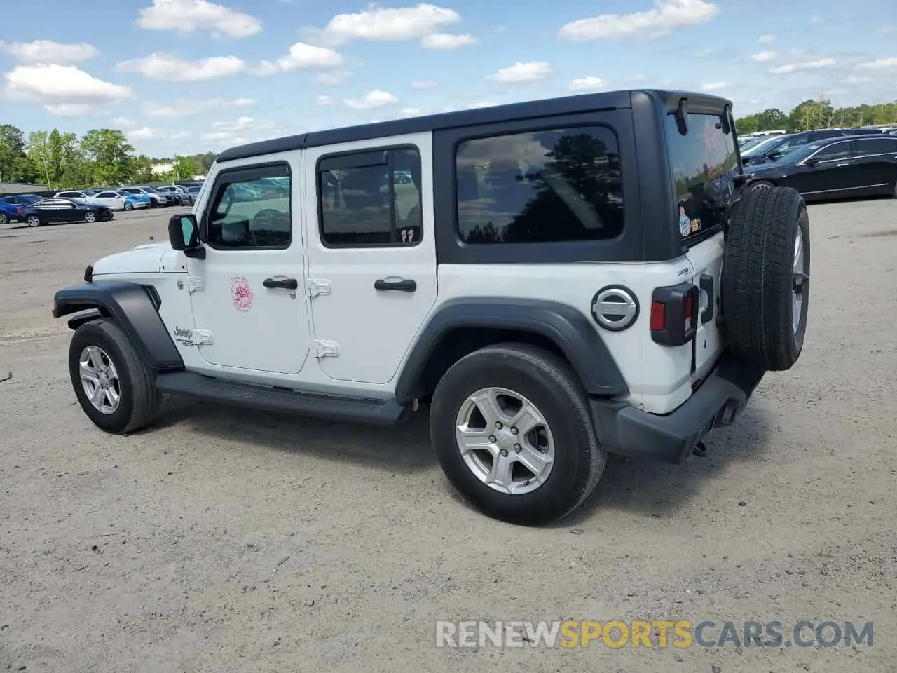 2 Photograph of a damaged car 1C4HJXDN0LW226619 JEEP WRANGLER 2020