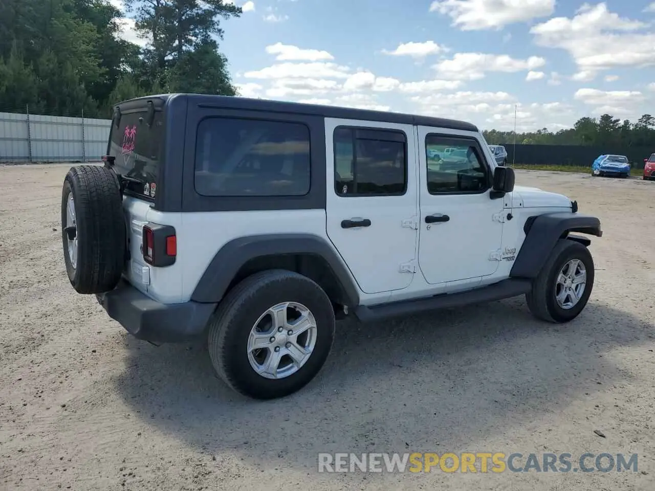 3 Photograph of a damaged car 1C4HJXDN0LW226619 JEEP WRANGLER 2020