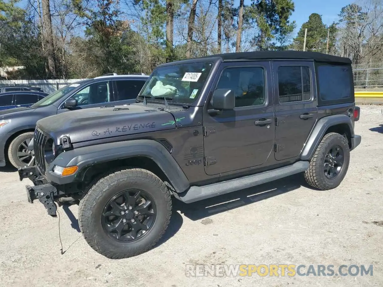 1 Photograph of a damaged car 1C4HJXDN0LW237426 JEEP WRANGLER 2020