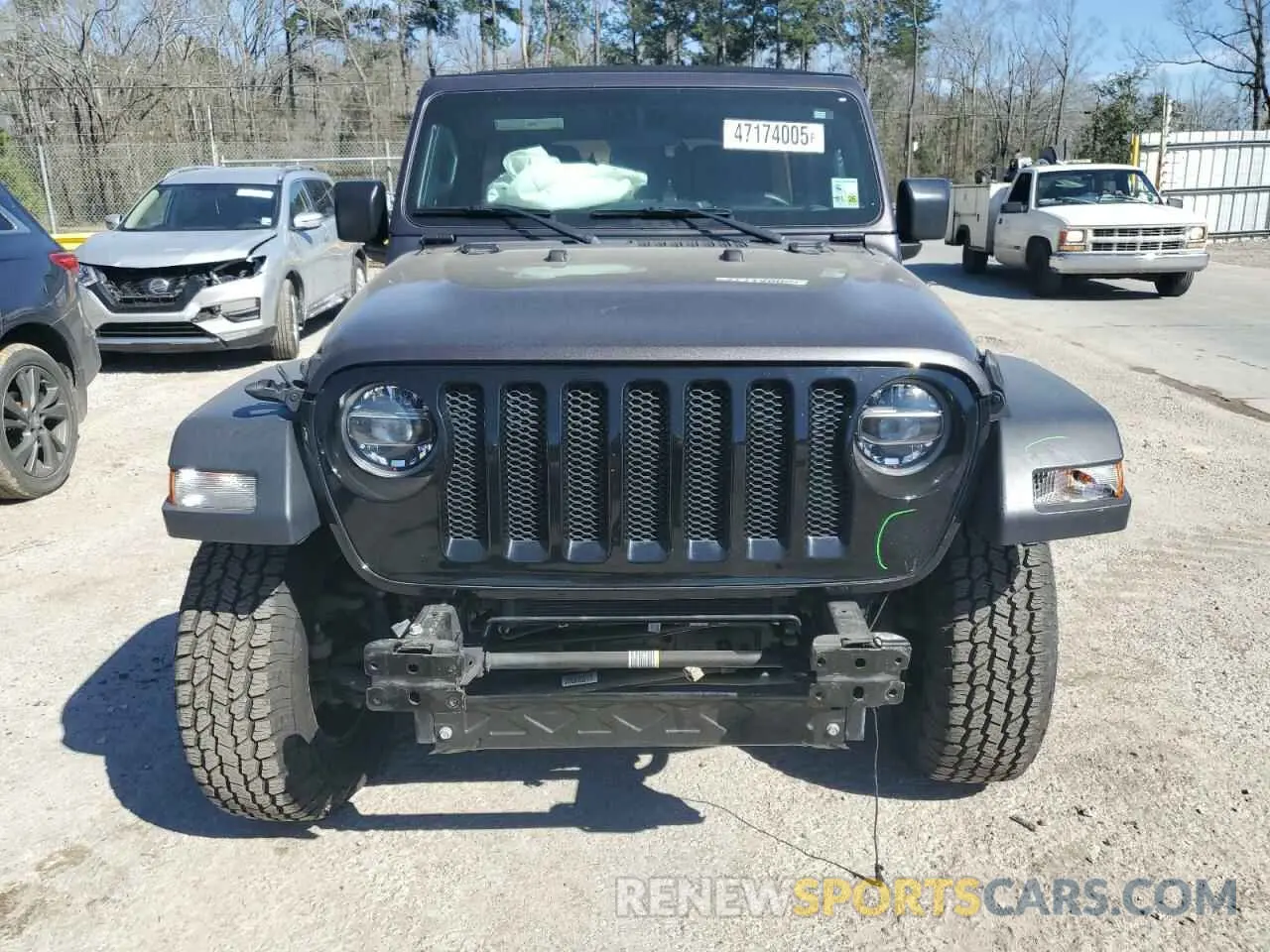 5 Photograph of a damaged car 1C4HJXDN0LW237426 JEEP WRANGLER 2020