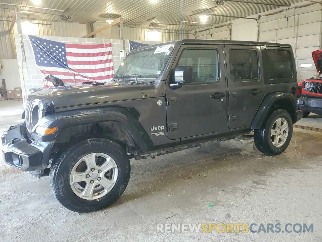 1 Photograph of a damaged car 1C4HJXDN0LW269812 JEEP WRANGLER 2020