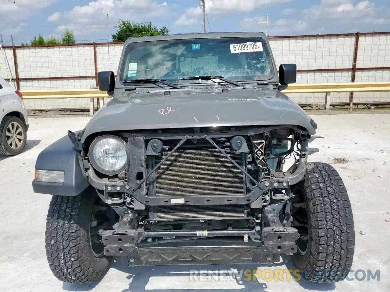 5 Photograph of a damaged car 1C4HJXDN0LW276906 JEEP WRANGLER 2020