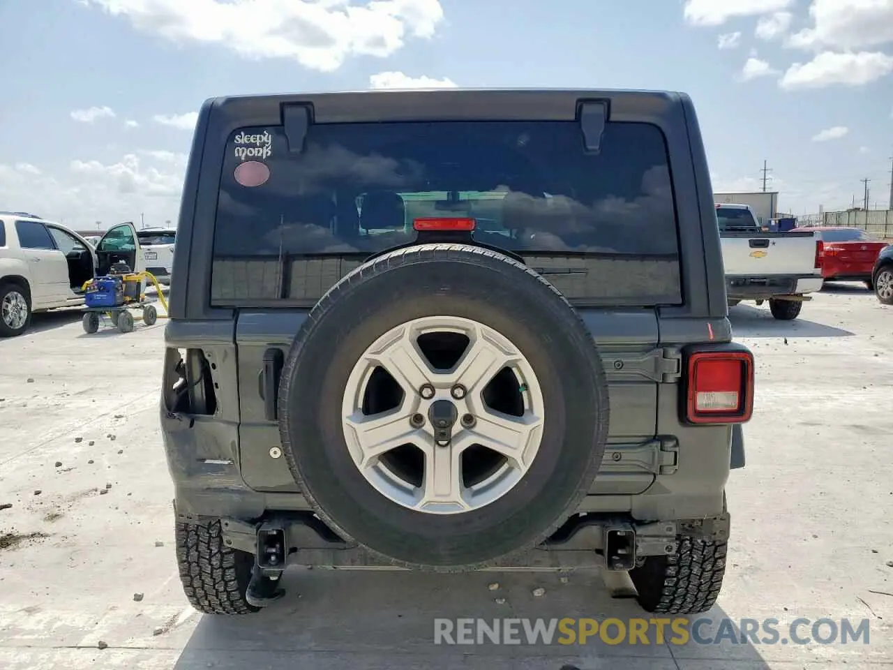 6 Photograph of a damaged car 1C4HJXDN0LW276906 JEEP WRANGLER 2020