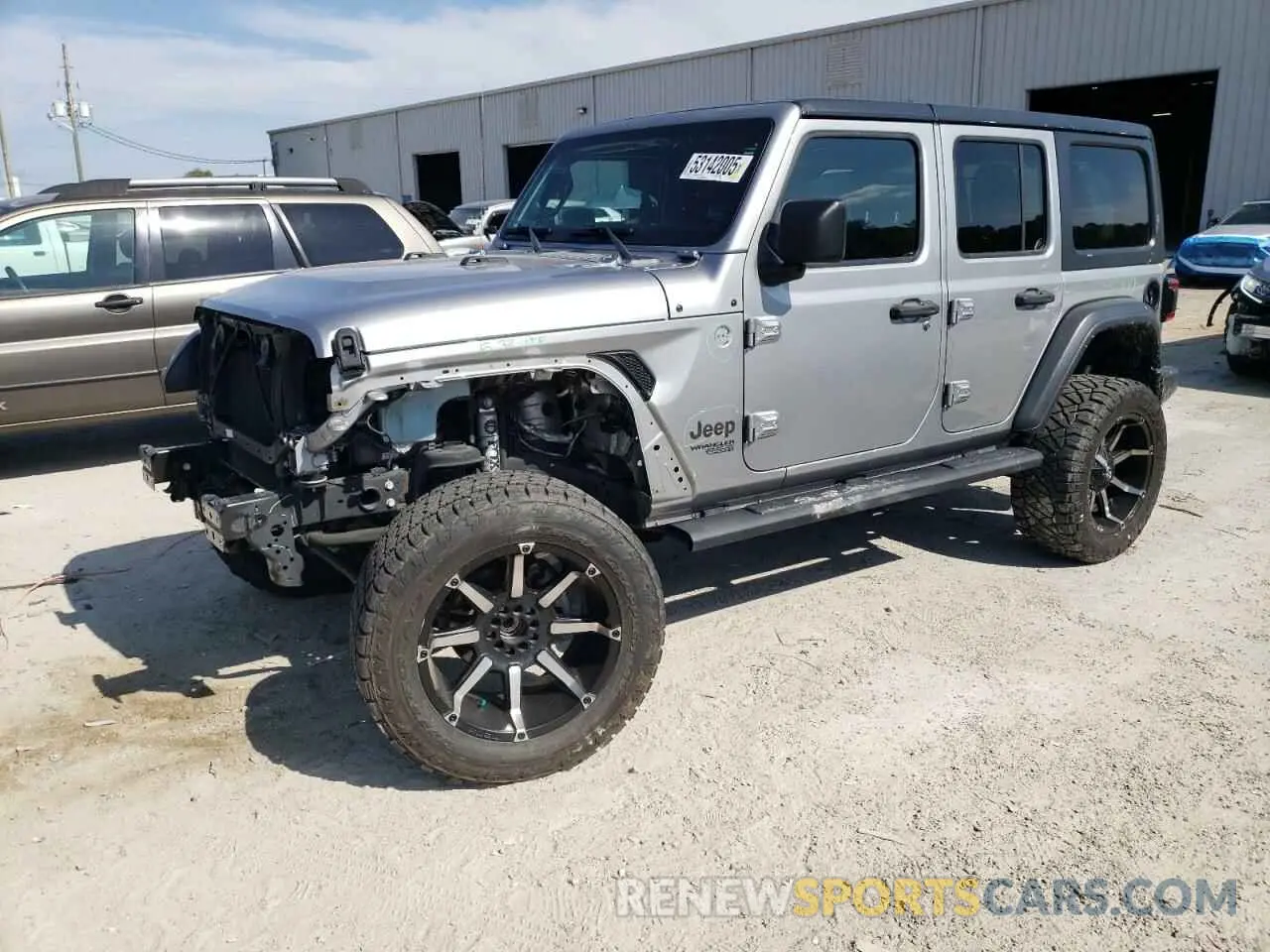 1 Photograph of a damaged car 1C4HJXDN0LW284990 JEEP WRANGLER 2020