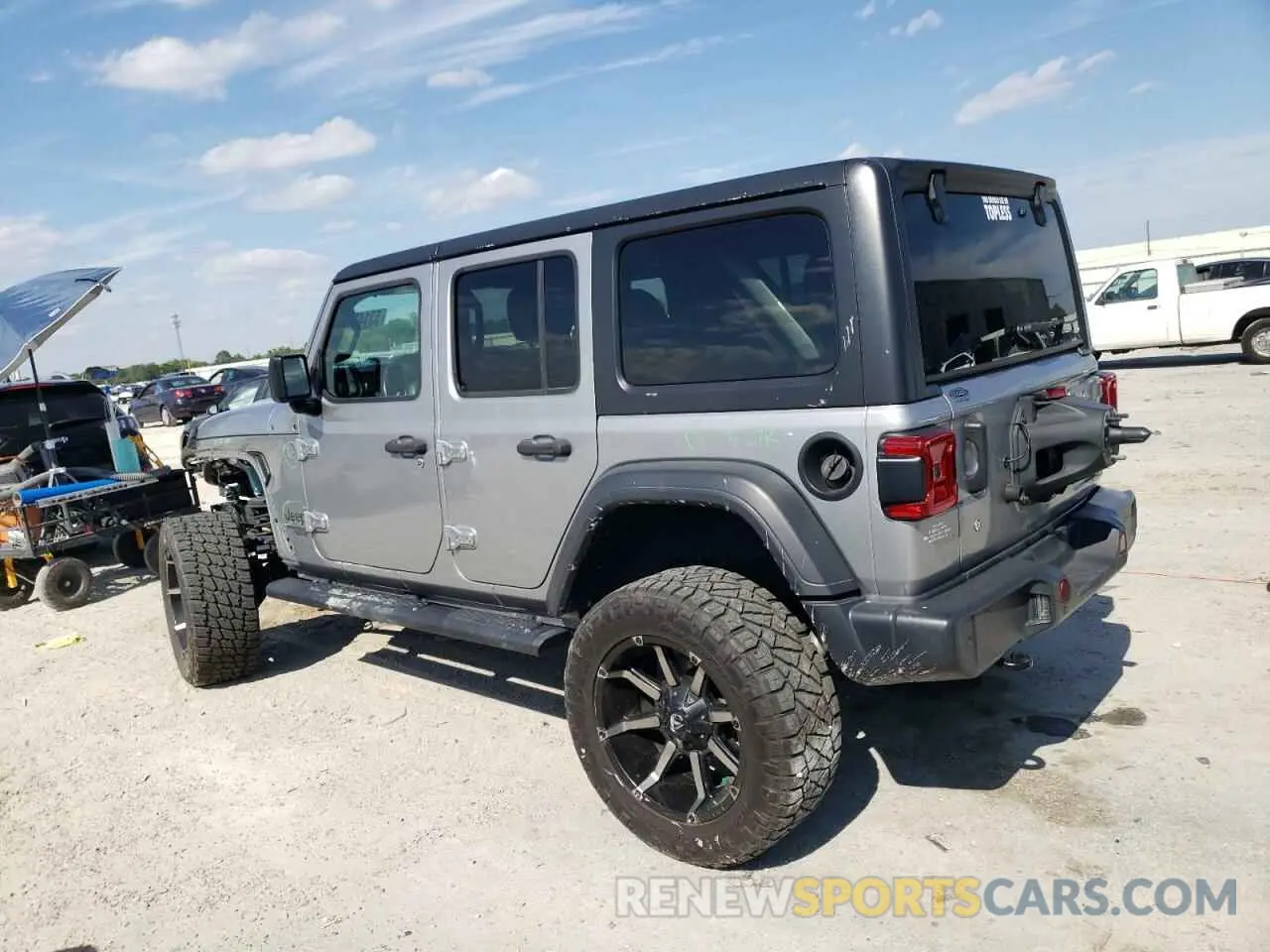 2 Photograph of a damaged car 1C4HJXDN0LW284990 JEEP WRANGLER 2020