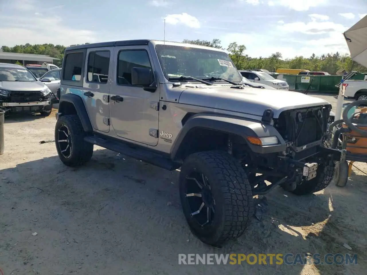 4 Photograph of a damaged car 1C4HJXDN0LW284990 JEEP WRANGLER 2020
