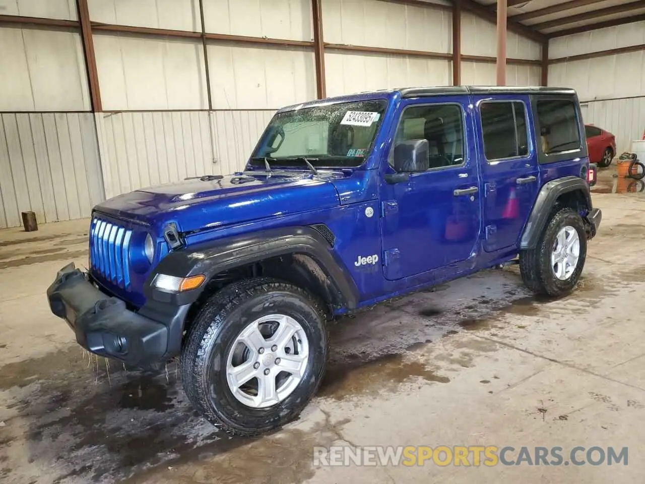 1 Photograph of a damaged car 1C4HJXDN1LW138856 JEEP WRANGLER 2020
