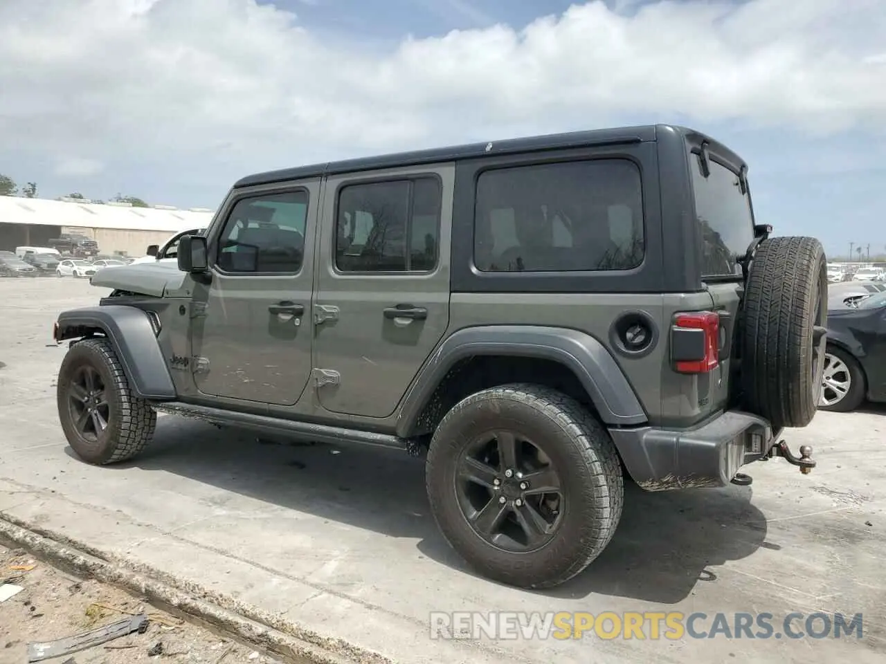 2 Photograph of a damaged car 1C4HJXDN1LW235278 JEEP WRANGLER 2020