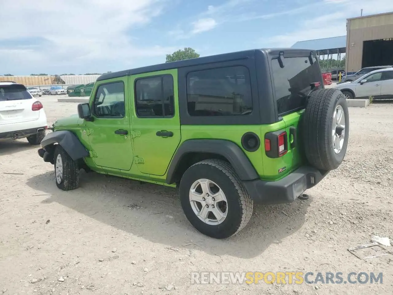 2 Photograph of a damaged car 1C4HJXDN2LW113951 JEEP WRANGLER 2020