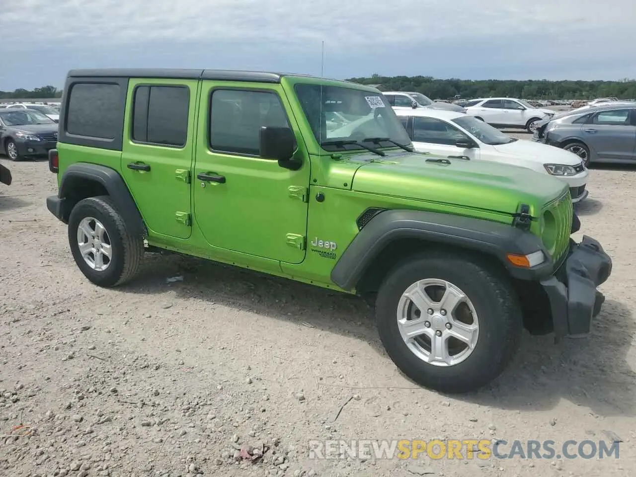 4 Photograph of a damaged car 1C4HJXDN2LW113951 JEEP WRANGLER 2020