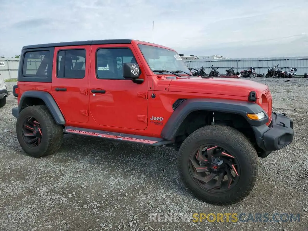 4 Photograph of a damaged car 1C4HJXDN2LW114016 JEEP WRANGLER 2020